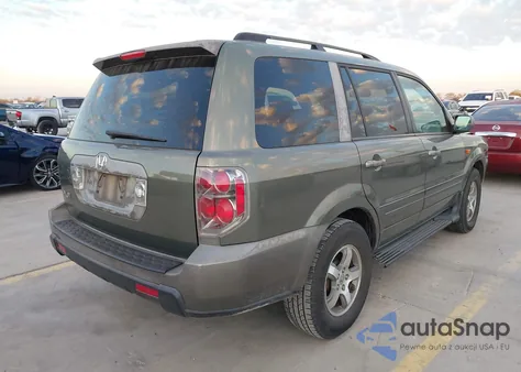 2007 Honda Pilot Ex-L из США, поврежденный, VIN 5FNYF28667B007701